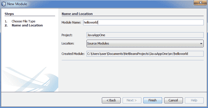 Create New Module