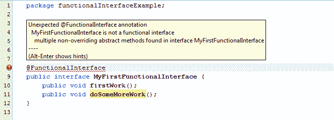 Functional-Interface-Error