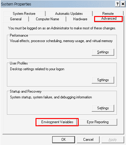 System Properties