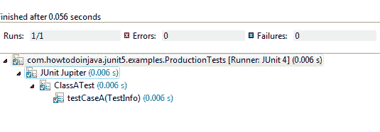 JUnit5 @Tag Example - Production Tests