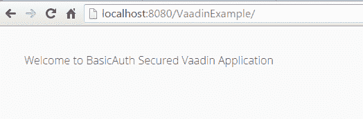 Vaadin Spring Security BasicAuth Successful