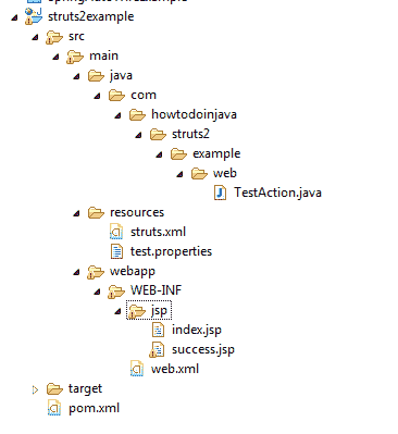 struts-folder-tree