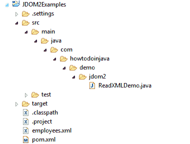 JDOM2 XML Parser