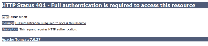 Login error in http basic authentication